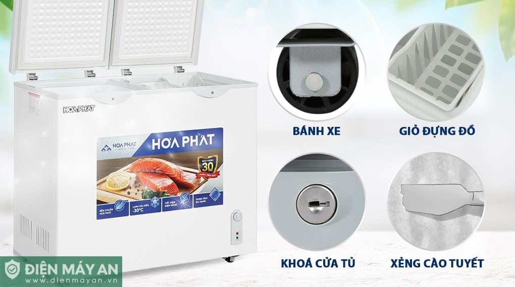 Tủ đông Hòa Phát 205 Lít HPF BD6205
